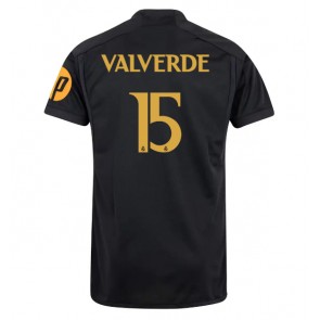 Real Madrid Federico Valverde #15 Tredje Tröja 2023-24 Kortärmad